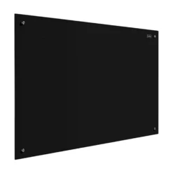 Glastavla Nobo Diamond Magnetisk, svart, 1260x711mm