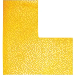 Golvmarkering Durable L-form, gul, självhäftande, 10 st
