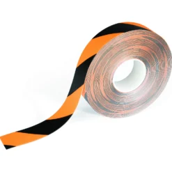Golvtejp Durable Duraline Strong, svart/gul, 50mm x 30m