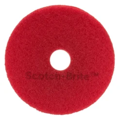 Golvvårdsrondell 3M Scotch-Brite Röd, 10 tum, 254 mm