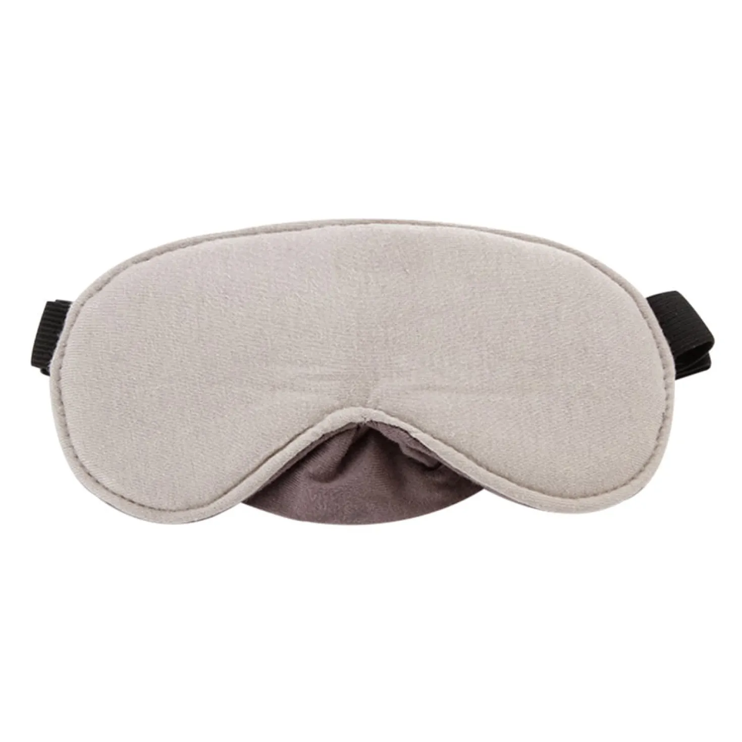 Ögonmask Travelblue Lyxig, 100% bomull, justerbar rem
