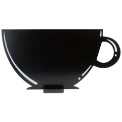 Griffelskylt Non-branded Kopp, svart, 30 cm