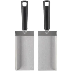 Grillspatel MUSTANG Plancha, rostfritt stål, 2-pack