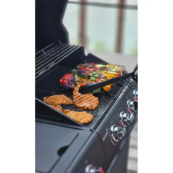 Grillverktygsset MUSTANG Black Line, 3 delar, rostfritt stål