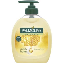 Handtvål Palmolive Milk & Honey, flytande med pump, 300 ml