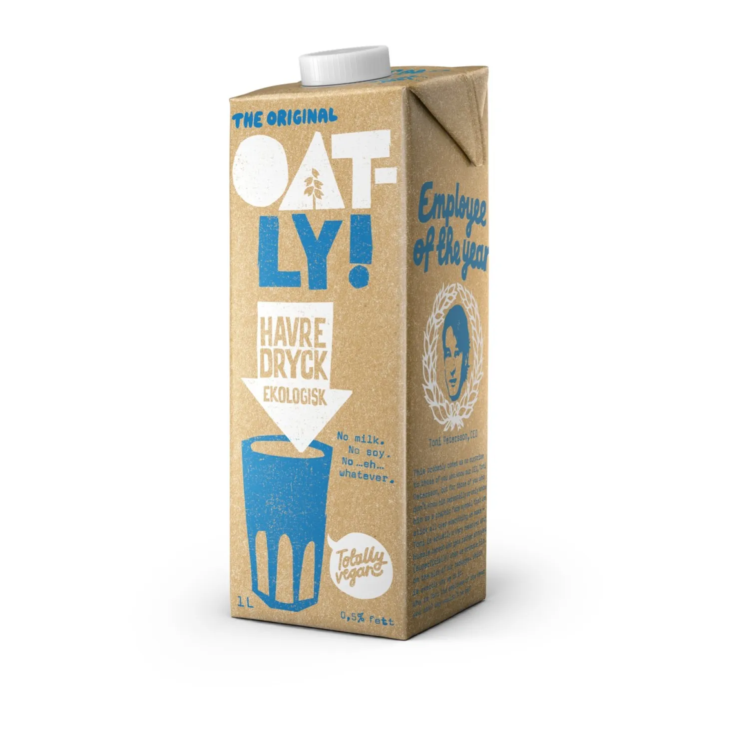 Havredryck Oatly Ekologisk KRAV-märkt, 1 liter