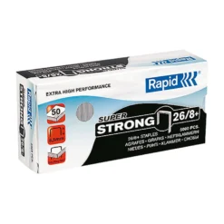 Häftklammer Rapid 26/8+ Superstrong, 50 ark, 5000 st
