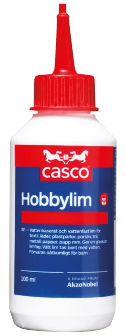 Hobbylim Casco, vattenbaserat, 100 ml