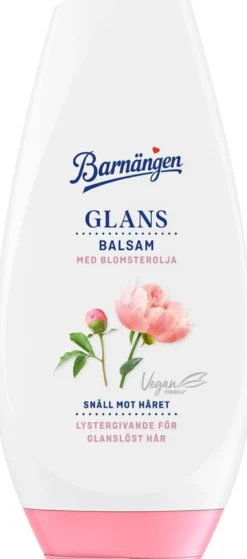 Hårbalsam Barnängen Glans, vegansk, 250 ml