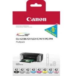 Ink-Jet Canon CLI-42 Multi Pack (8 patroner)