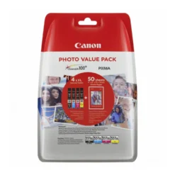 Ink-Jet Canon CLI-551XL value pack & papper 10x15 50st