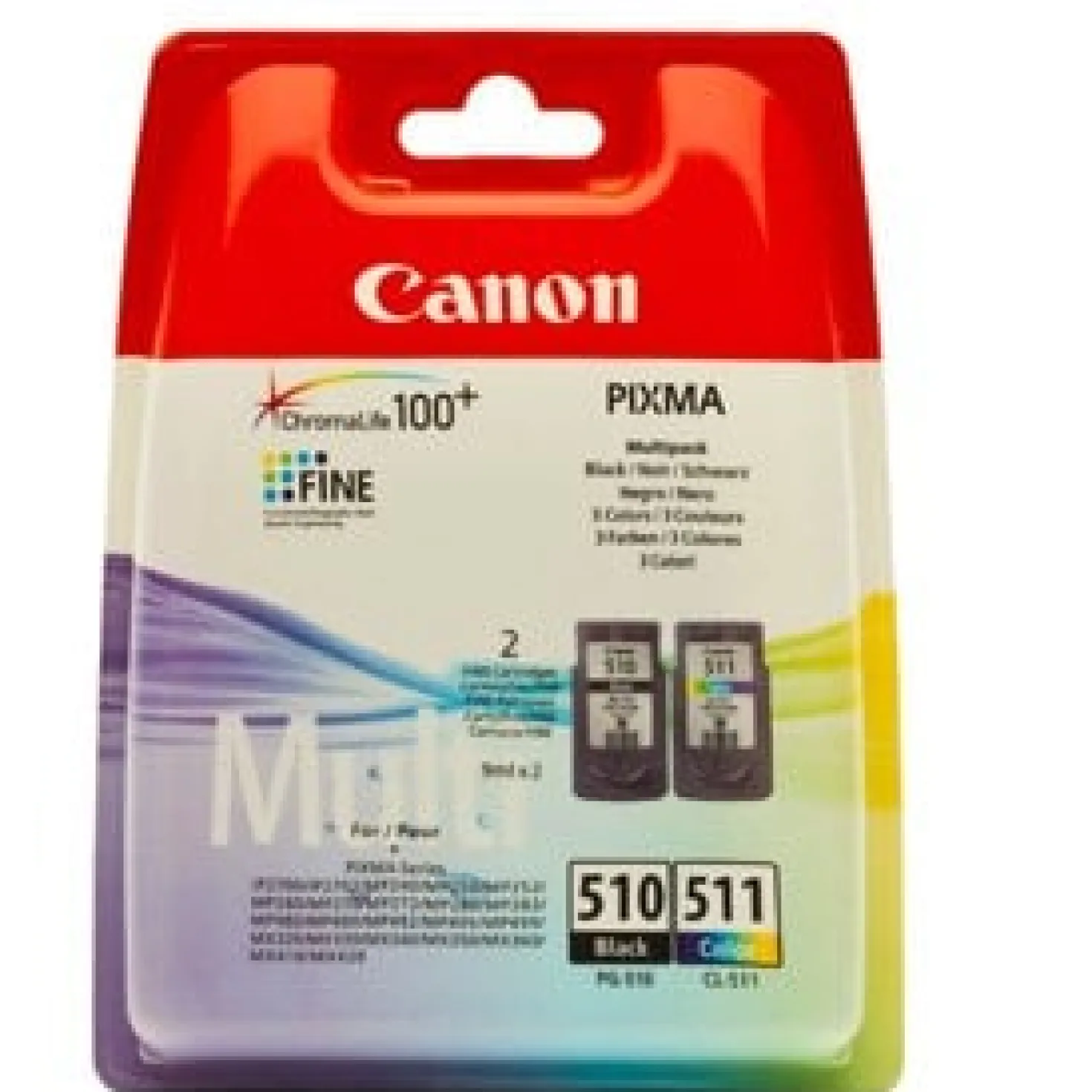 Ink-Jet Canon Pg-510/511 Multipack sv/cy/ma/gu