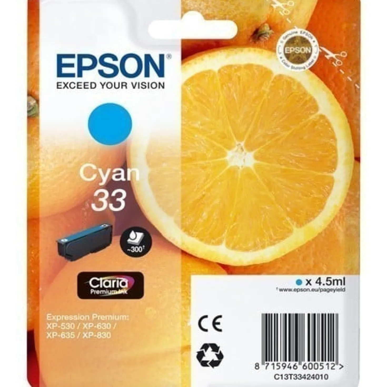 Ink-Jet Epson 33 cyan