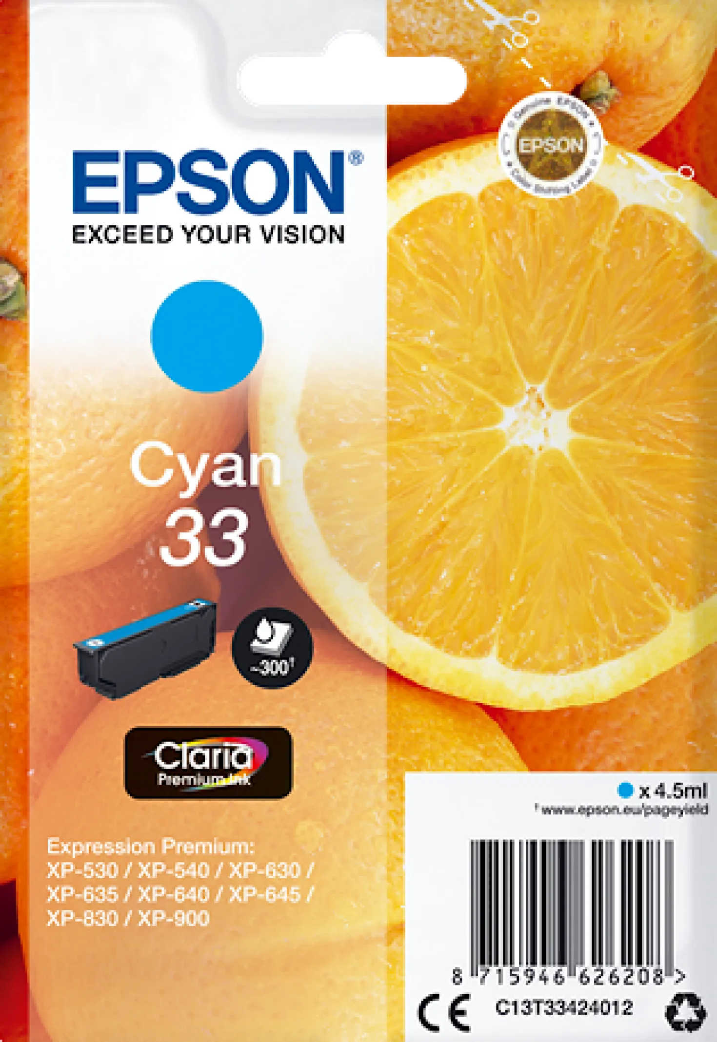 Ink-Jet Epson 33 cyan