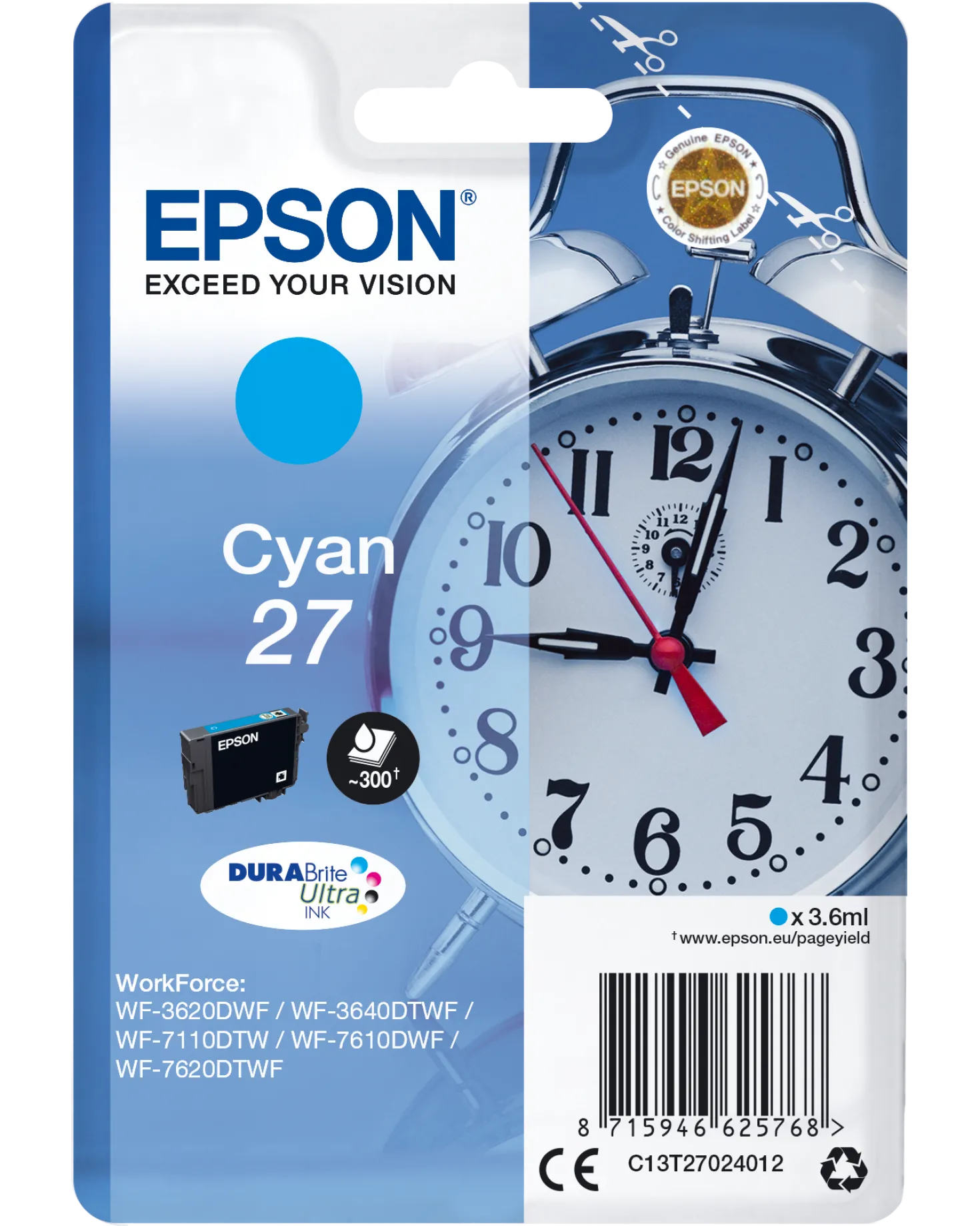 Ink-Jet Epson cyan T2702