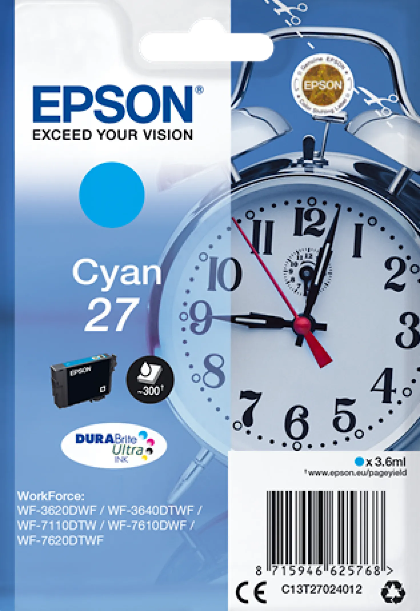 Ink-Jet Epson cyan T2702