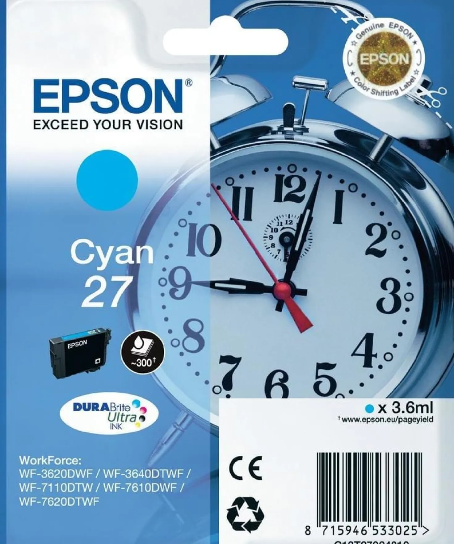 Ink-Jet Epson cyan T2702