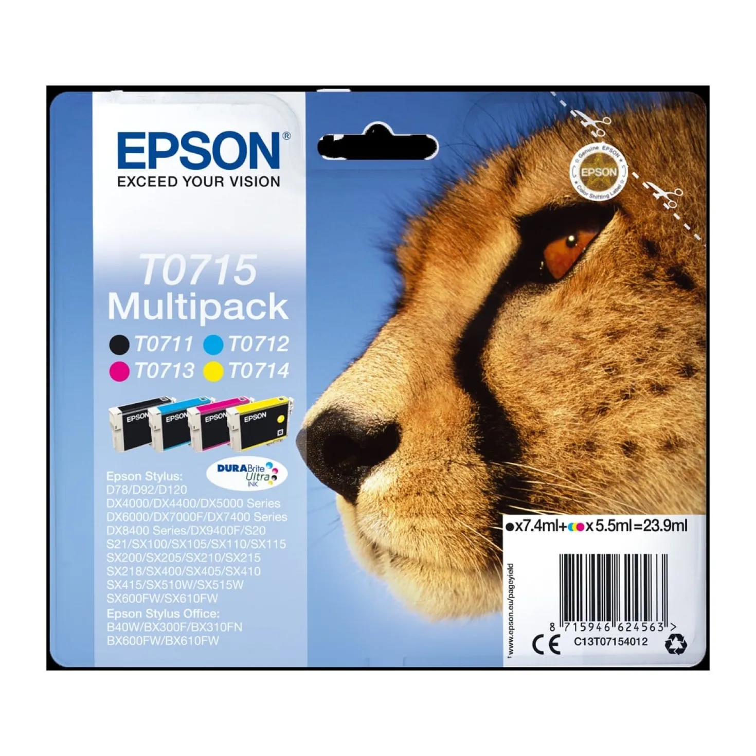 Ink-Jet Epson Durabrite Quad Pack