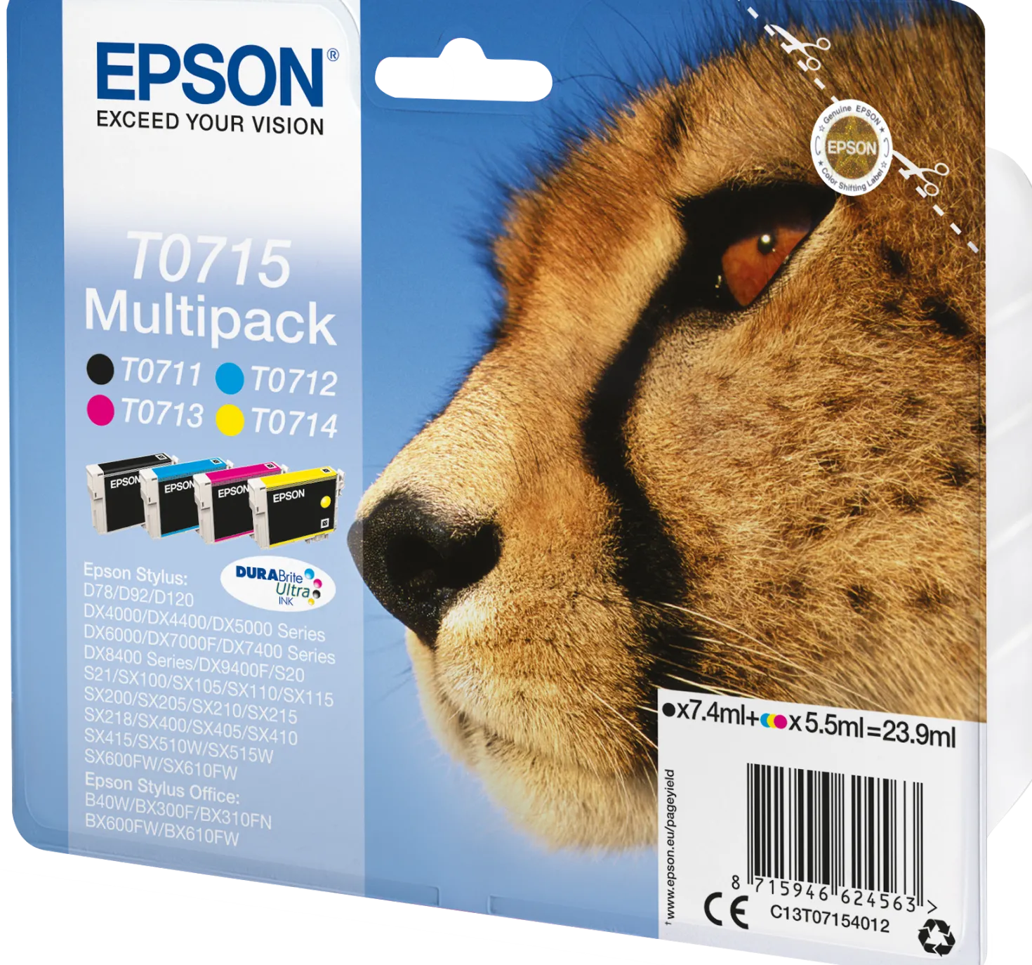 Ink-Jet Epson Durabrite Quad Pack