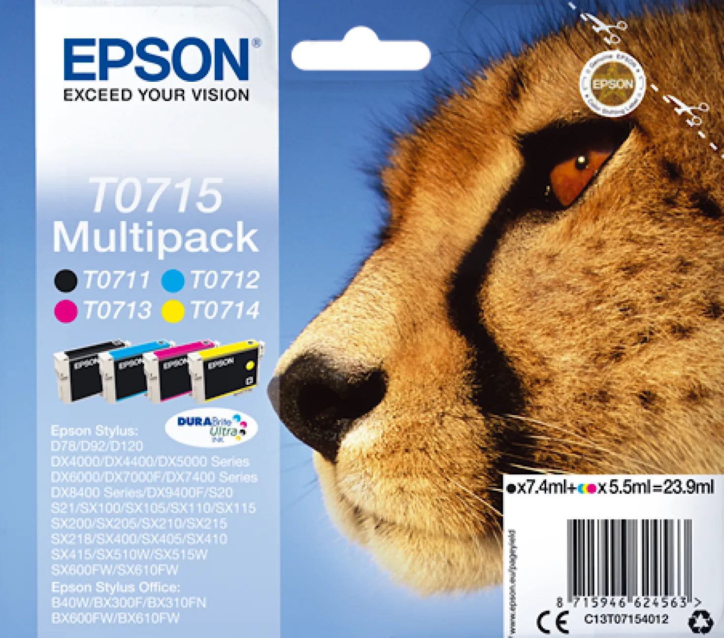 Ink-Jet Epson Durabrite Quad Pack