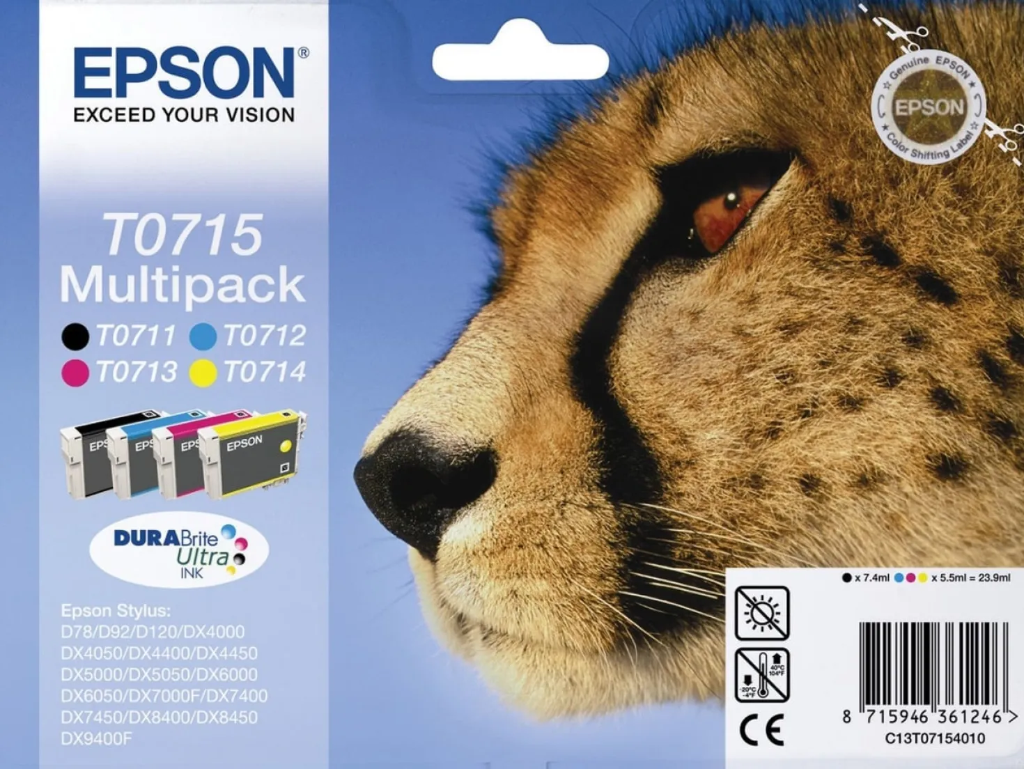 Ink-Jet Epson Durabrite Quad Pack