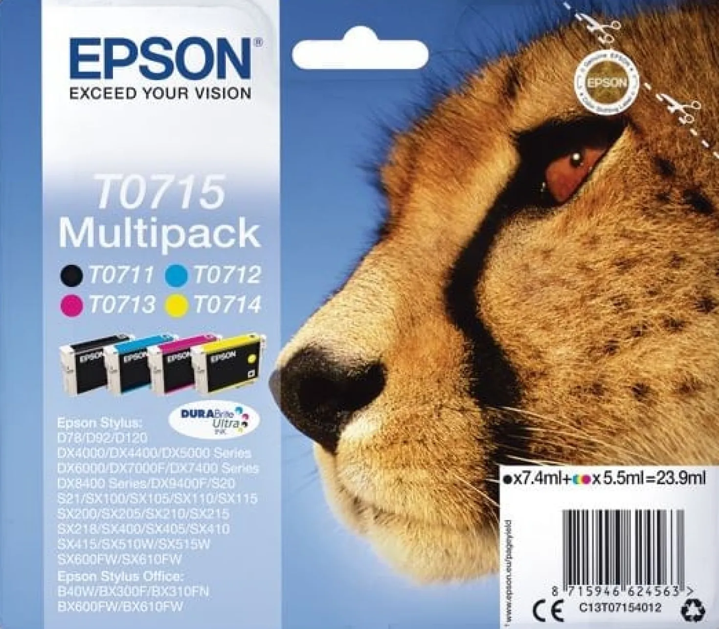 Ink-Jet Epson Durabrite Quad Pack
