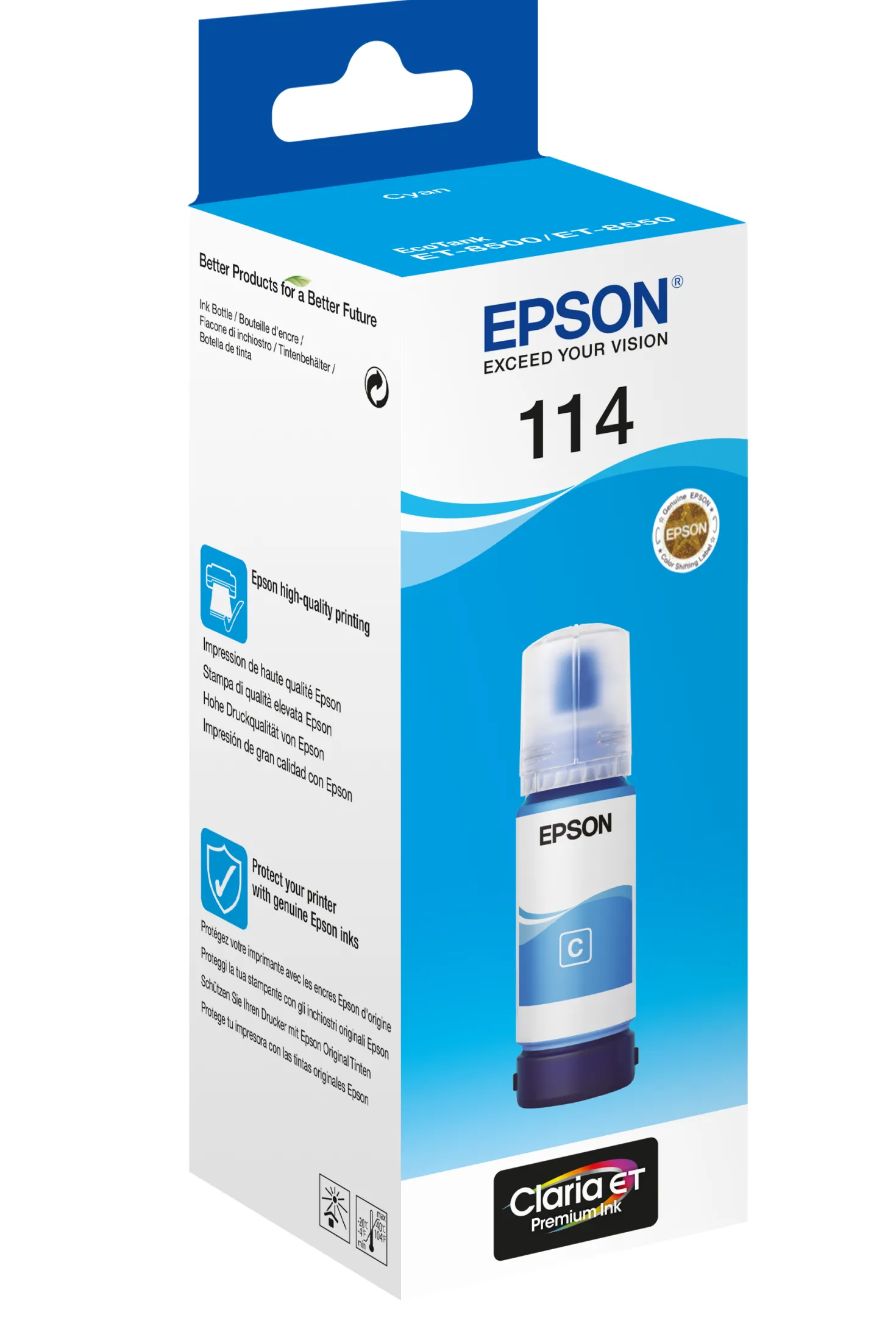 Ink-Jet Epson 114 Eco Tank cyan