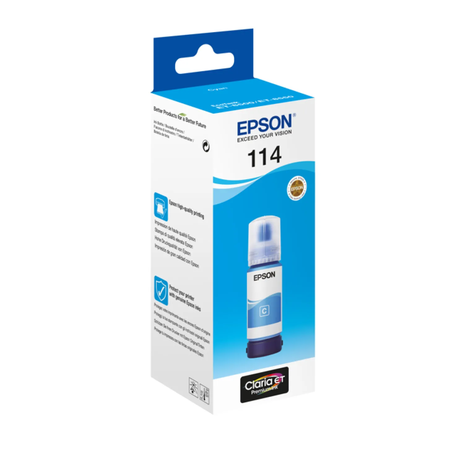 Ink-Jet Epson 114 Eco Tank cyan