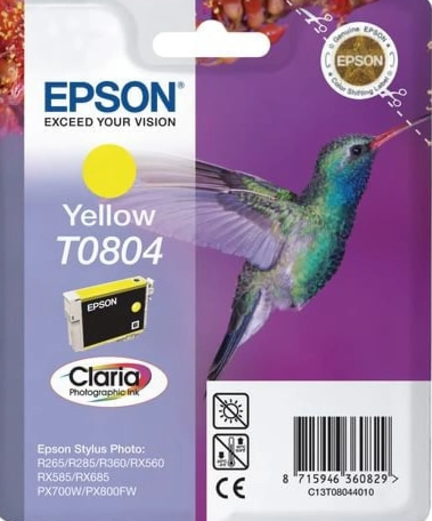 Ink-Jet Epson gul T0804