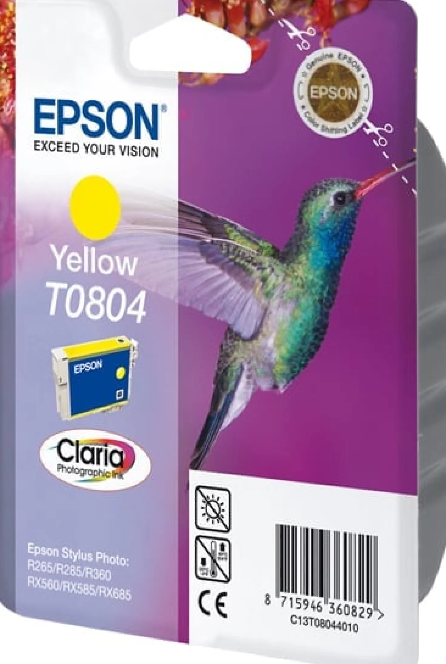 Ink-Jet Epson gul T0804