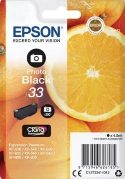 Ink-Jet Epson 33 Photo svart