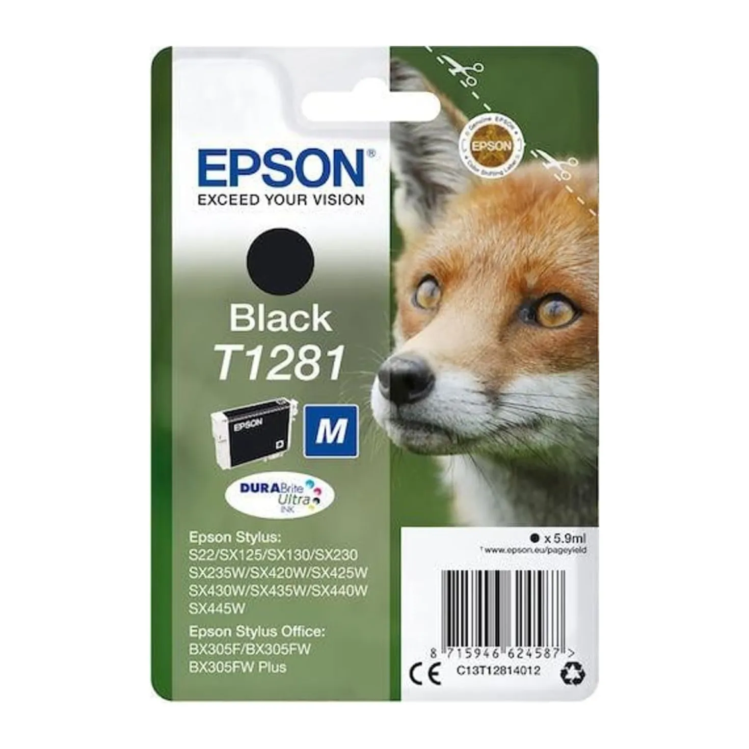 Ink-Jet Epson S22/Sx125 Svart