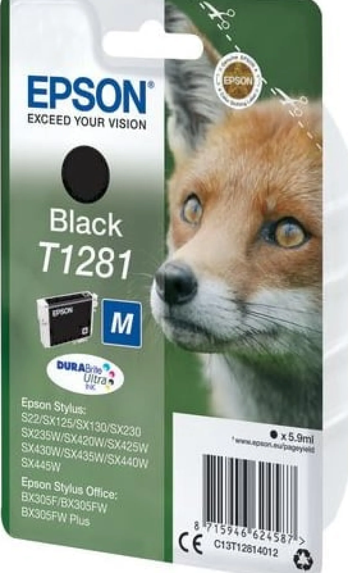 Ink-Jet Epson S22/Sx125 Svart