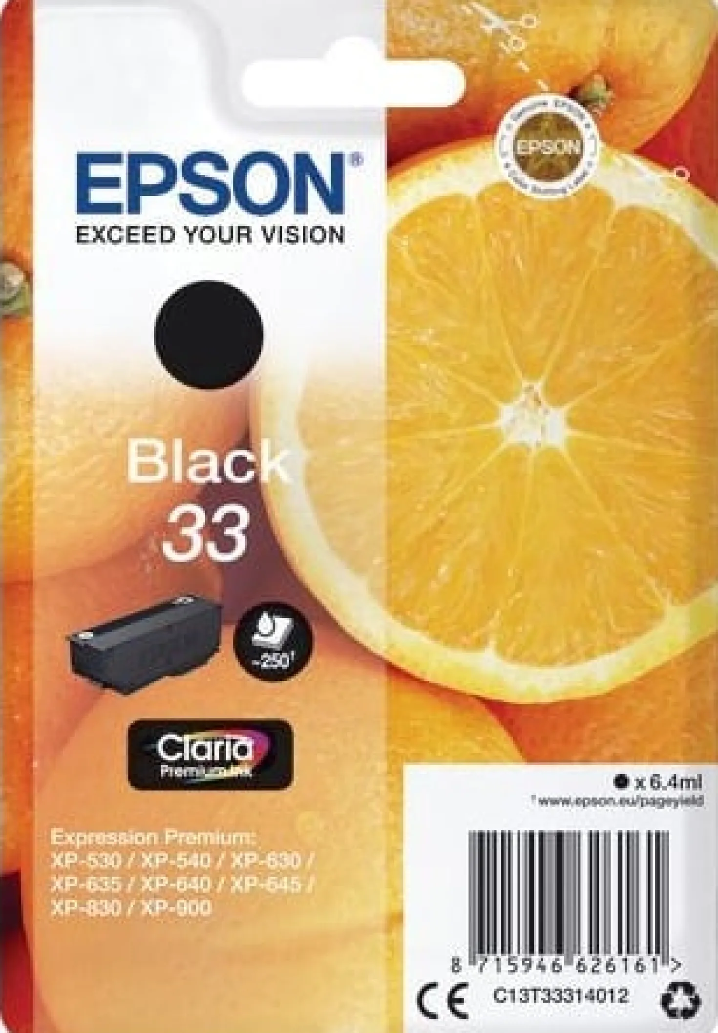 Ink-Jet Epson 33 svart