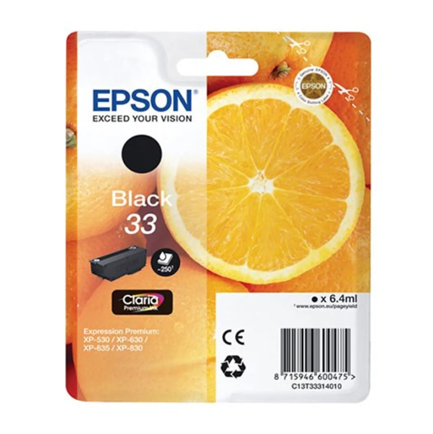 Ink-Jet Epson 33 svart