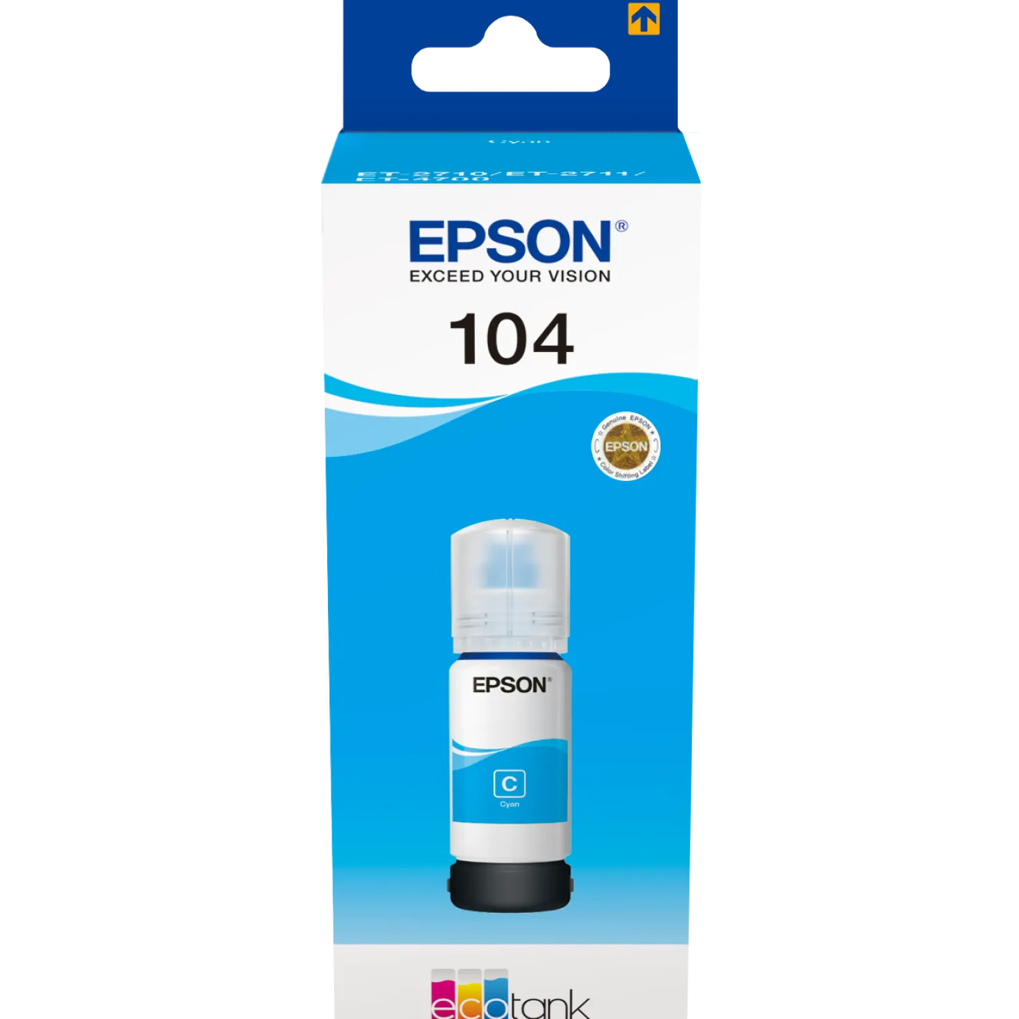 Ink-Jet Epson T104 Eco Tank cyan