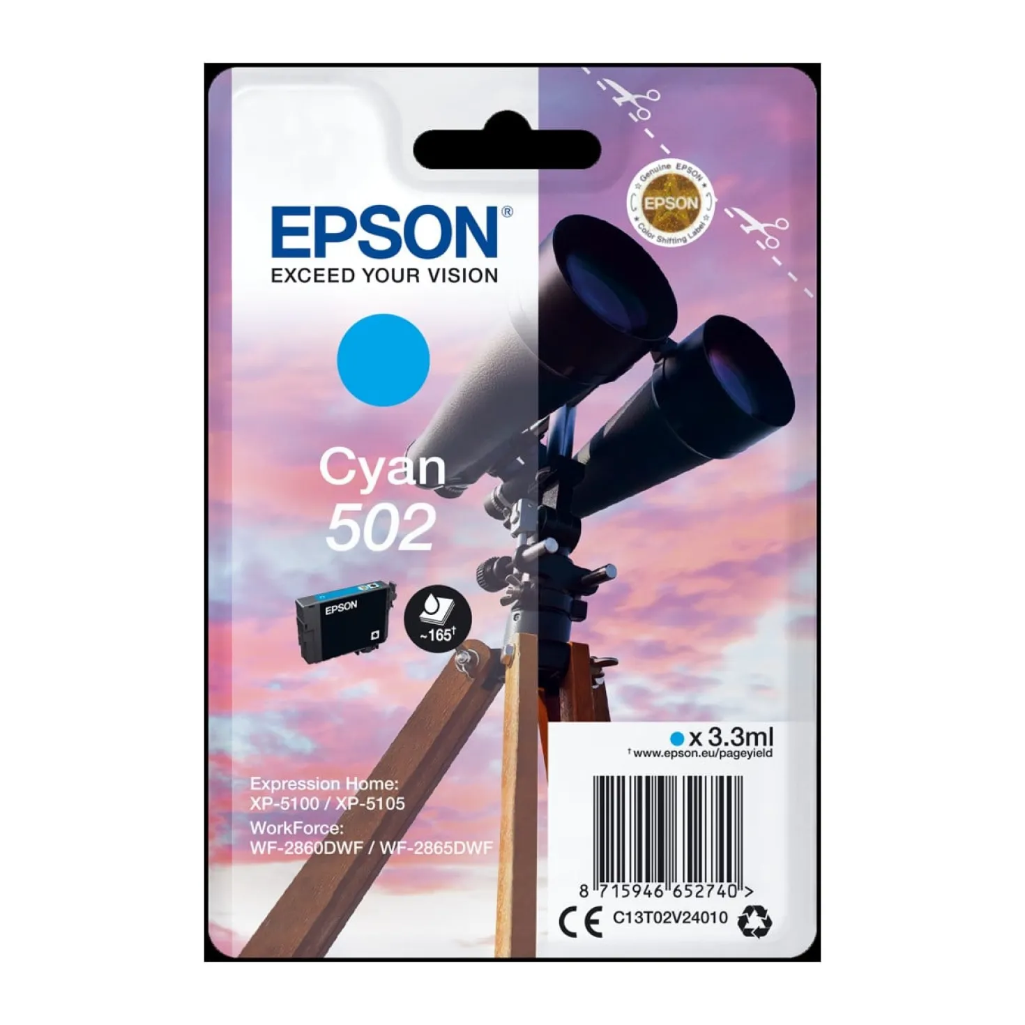 Ink-Jet Epson T104 Eco Tank cyan