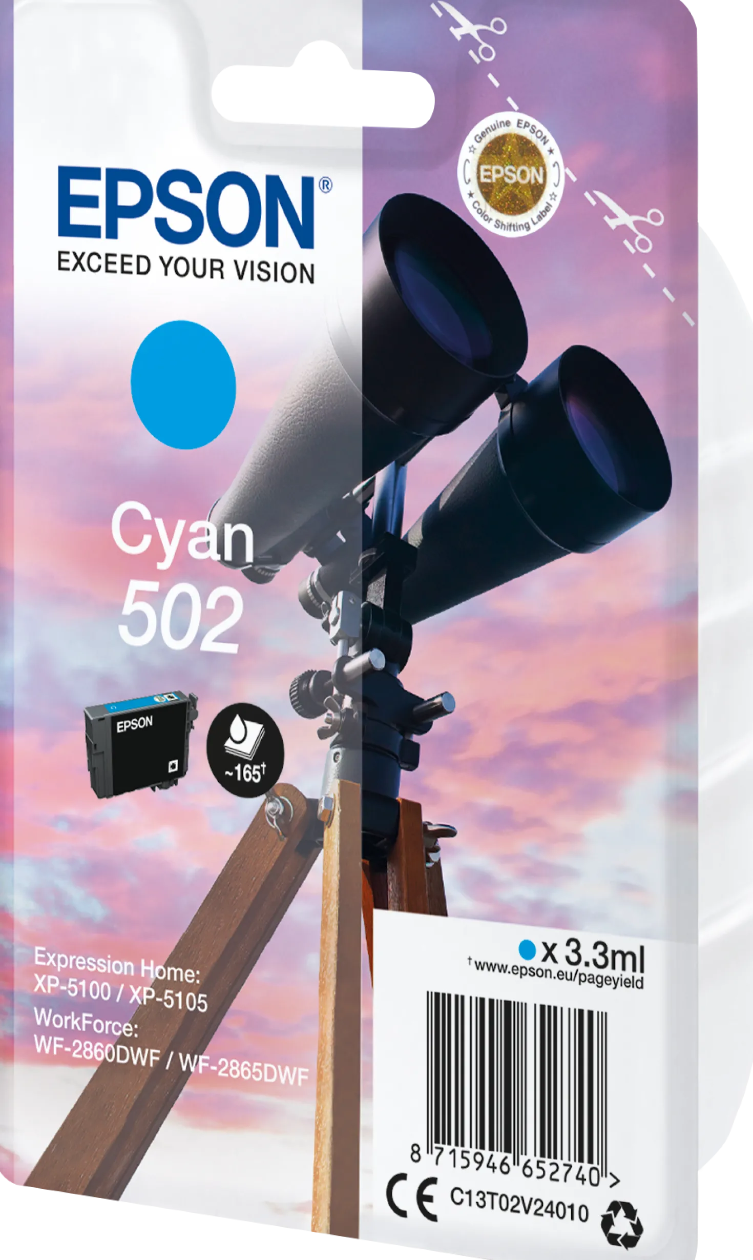 Ink-Jet Epson T104 Eco Tank cyan