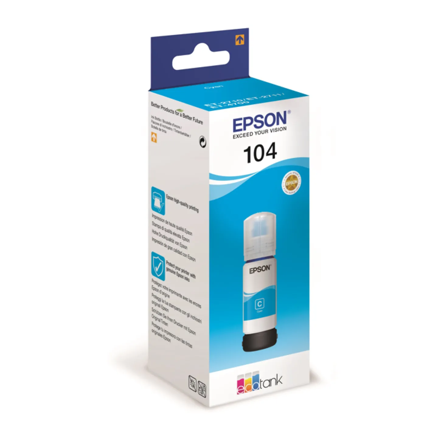 Ink-Jet Epson T104 Eco Tank cyan