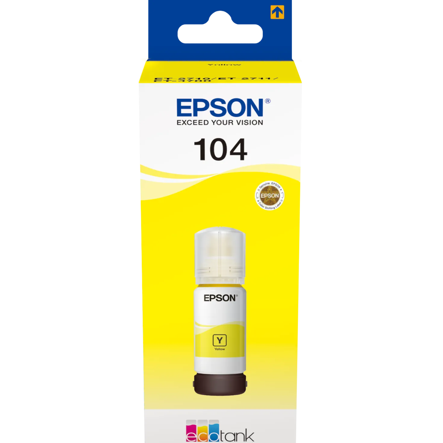 Ink-Jet Epson T104 Eco Tank gul