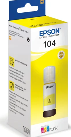 Ink-Jet Epson T104 Eco Tank gul