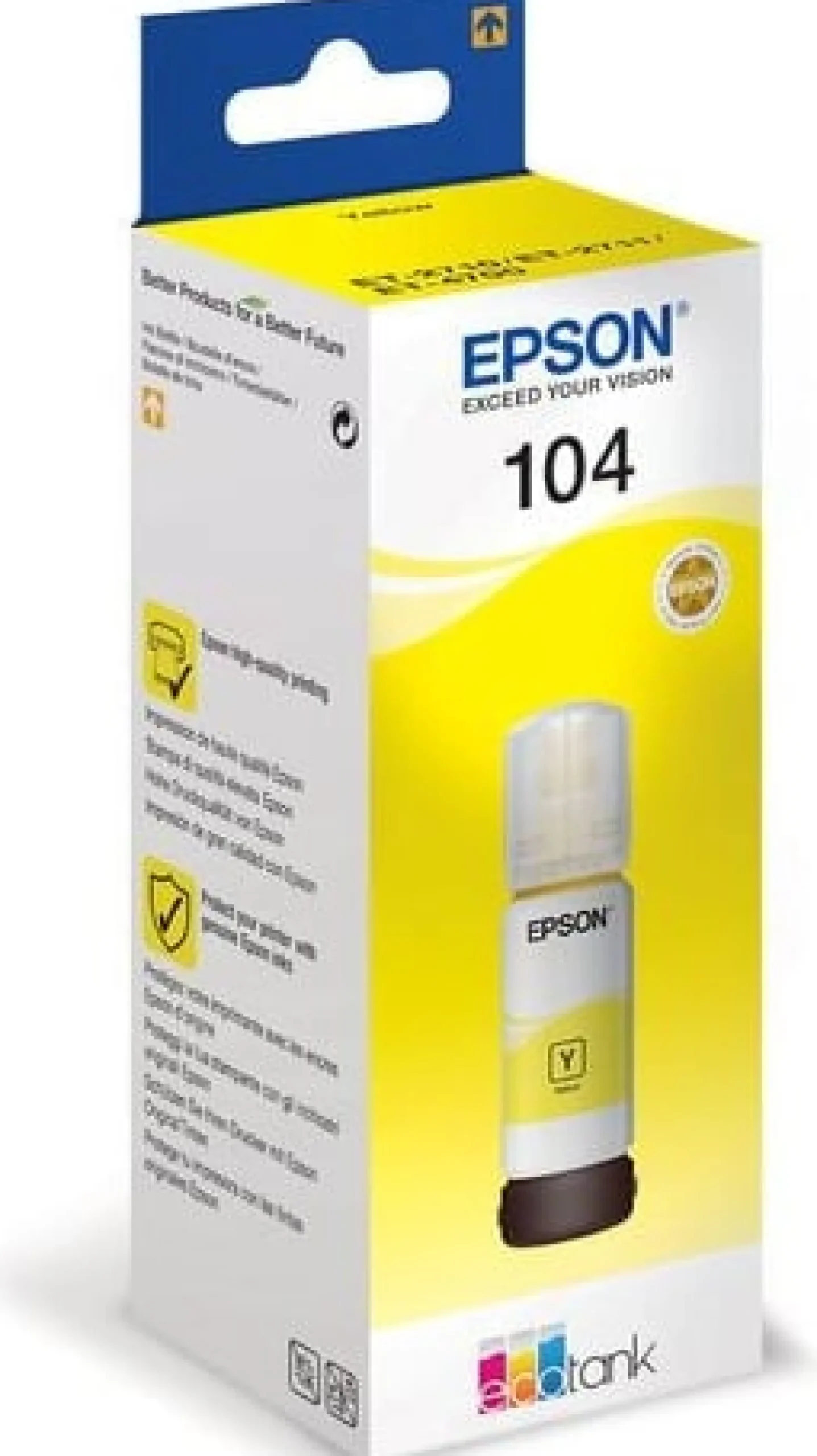 Ink-Jet Epson T104 Eco Tank gul