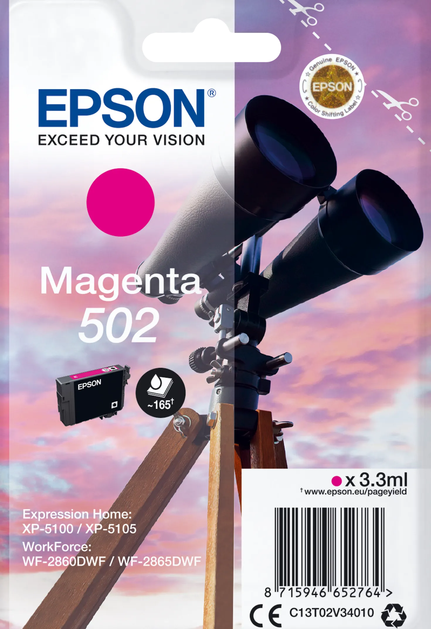 Ink-Jet Epson T104 Eco Tank magenta