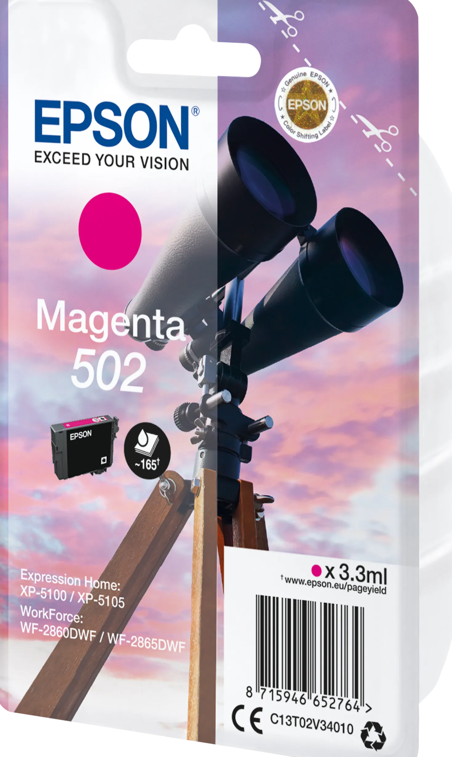 Ink-Jet Epson T104 Eco Tank magenta