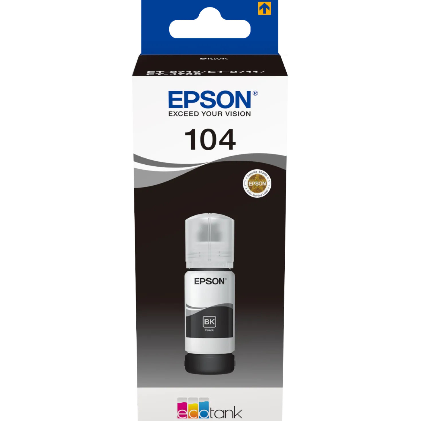 Ink-Jet Epson T104 Eco Tank svart