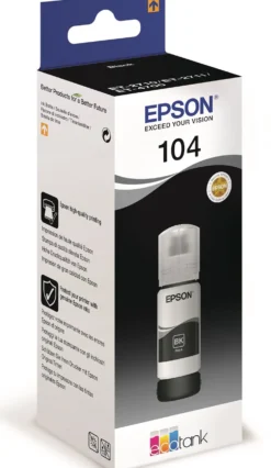 Ink-Jet Epson T104 Eco Tank svart
