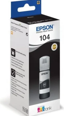 Ink-Jet Epson T104 Eco Tank svart