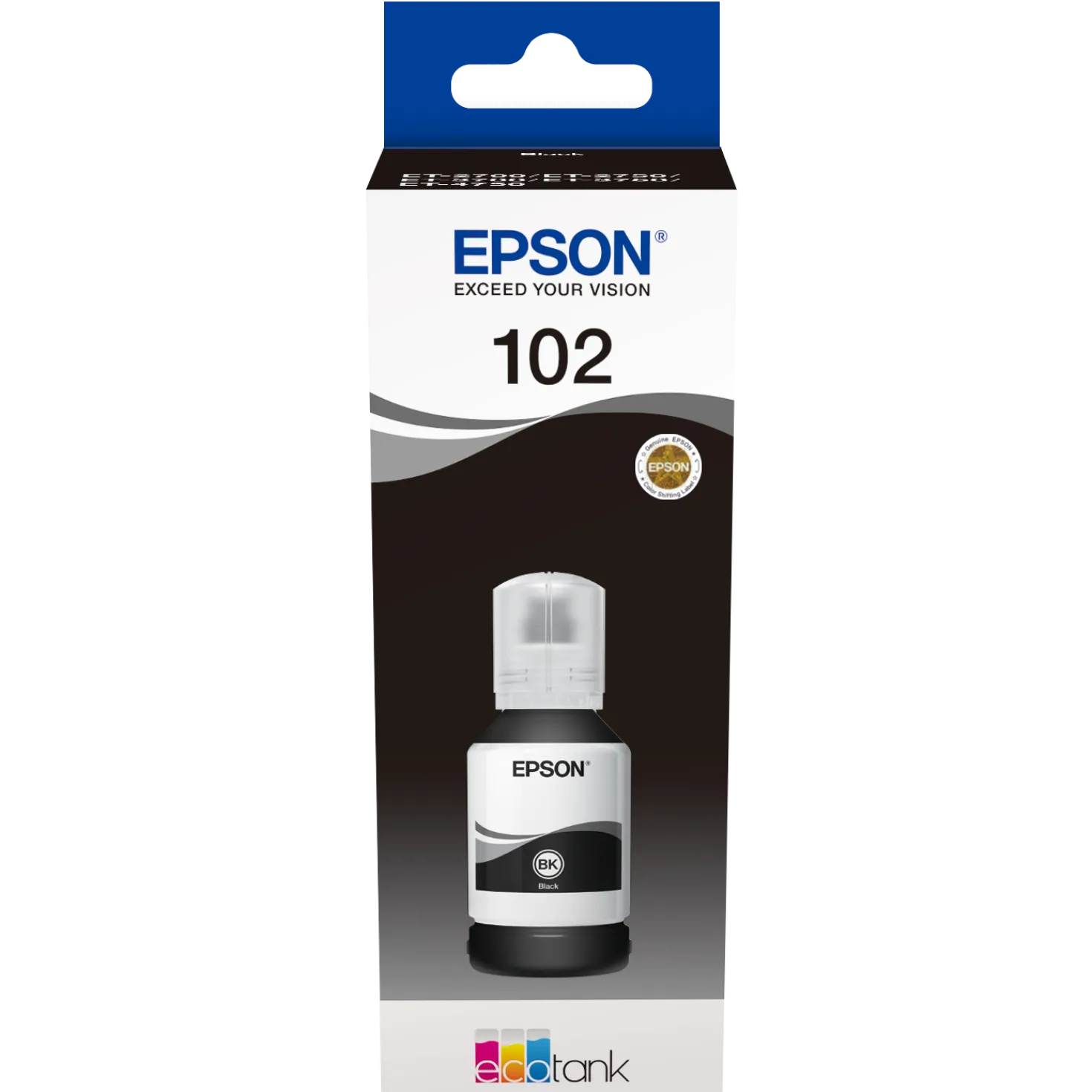 Ink-Jet Epson T102 Eco Tank svart