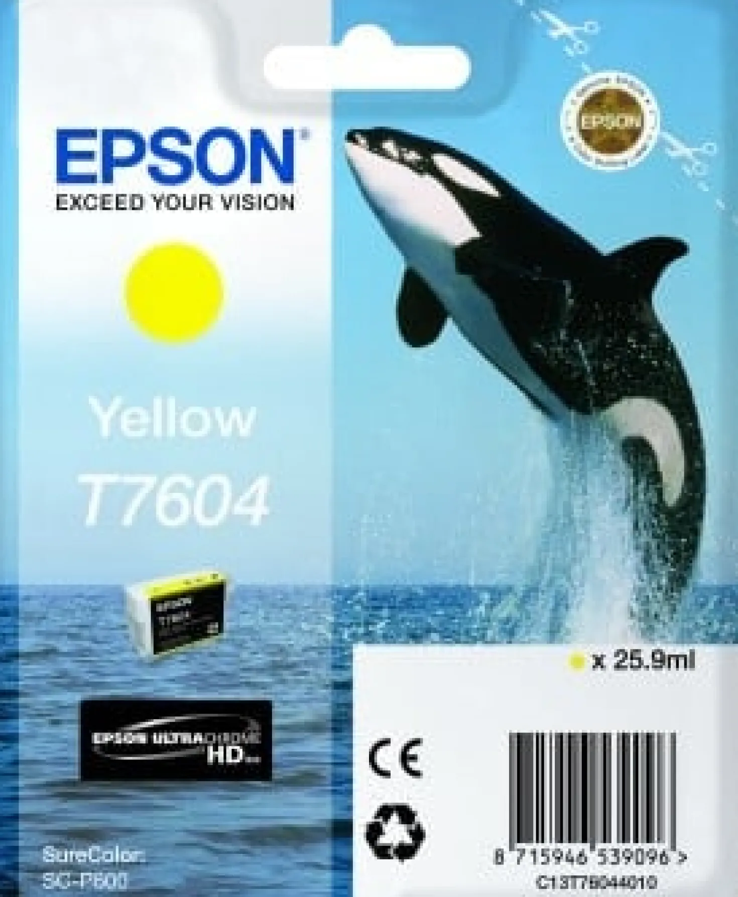 Ink-Jet Epson T76044010 gul