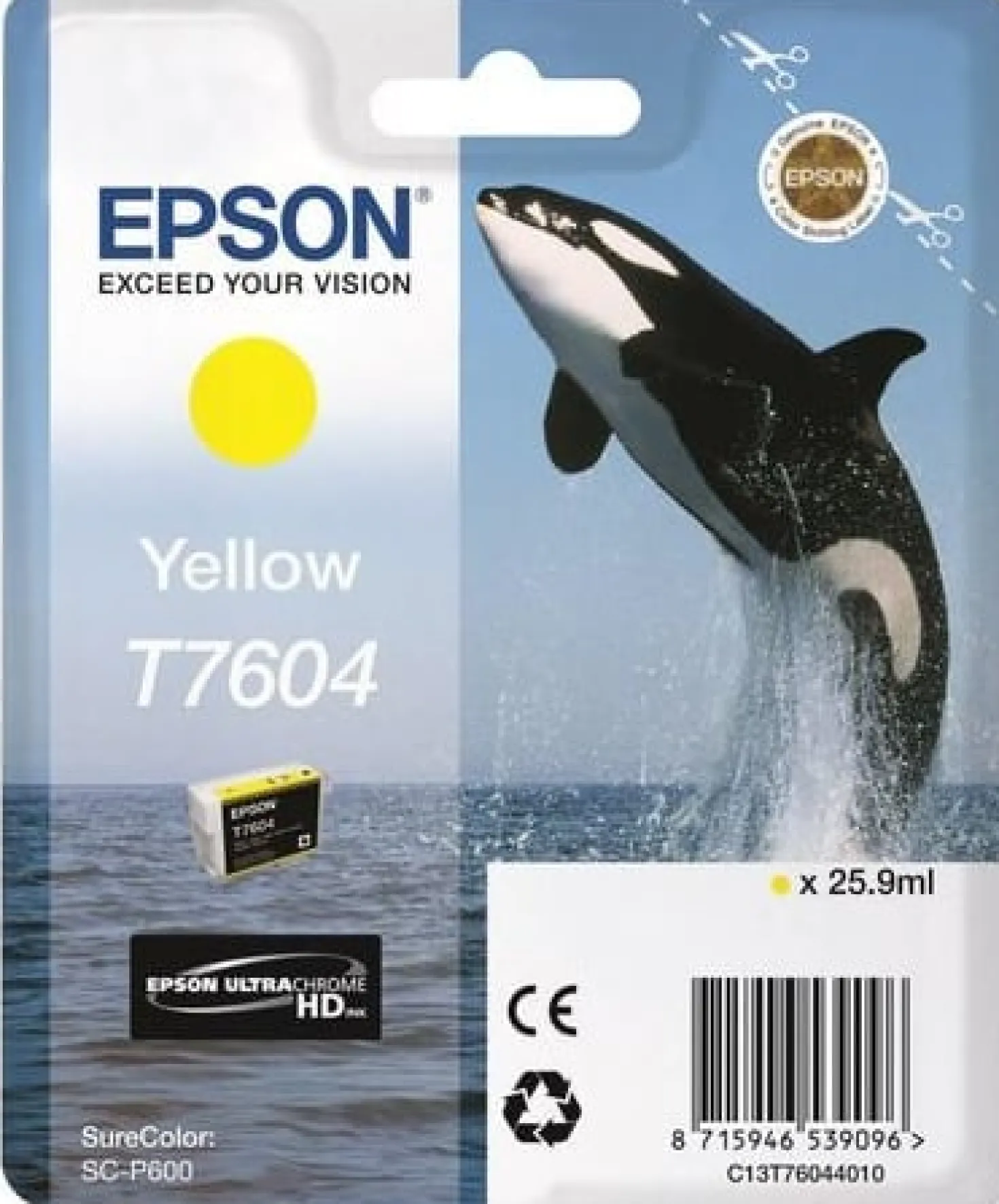 Ink-Jet Epson T76044010 gul